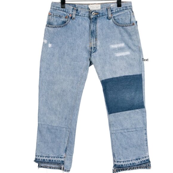 Nili Lotan Franki Boyfriend Jeans – Levi’s Reworked Denim – Size 26